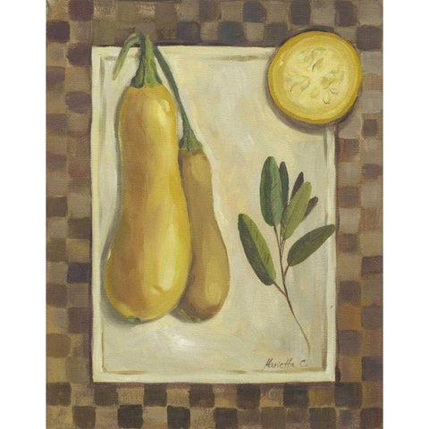 Veggies and Herbs III Black Modern Wood Framed Art Print by Cohen, Marietta