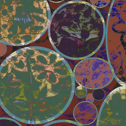 B-Jeweled Deco I Black Modern Wood Framed Art Print by Mountain, Ricki