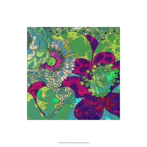 Oopsy Daisy I Gold Ornate Wood Framed Art Print with Double Matting by Mountain, Ricki