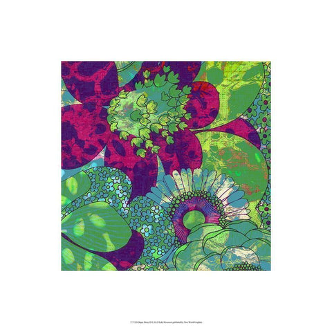 Oopsy Daisy II Black Modern Wood Framed Art Print by Mountain, Ricki