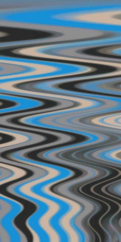 River Runs Deep I Black Ornate Wood Framed Art Print with Double Matting by Mountain, Ricki