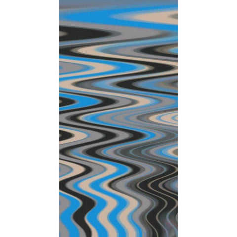 River Runs Deep I Black Modern Wood Framed Art Print by Mountain, Ricki