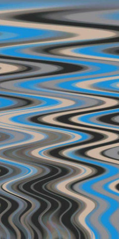 River Runs Deep II Black Ornate Wood Framed Art Print with Double Matting by Mountain, Ricki