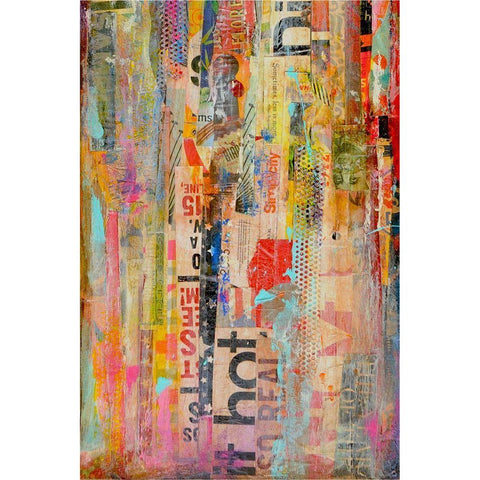 Metro Mix I Gold Ornate Wood Framed Art Print with Double Matting by Ashley, Erin