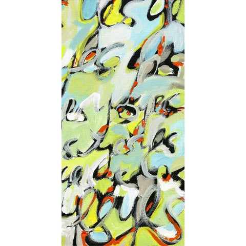 Yes, Yes, Yes II White Modern Wood Framed Art Print by Fuchs, Jodi