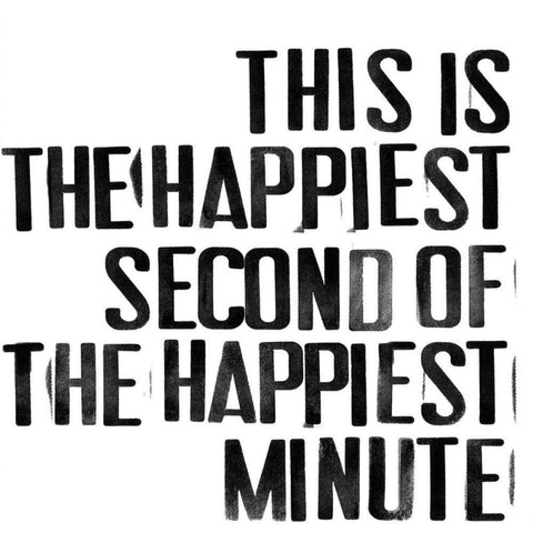 The Happiest III Black Ornate Wood Framed Art Print with Double Matting by Velasquez, Deborah