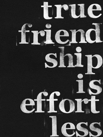 Friendship I White Modern Wood Framed Art Print with Double Matting by Velasquez, Deborah