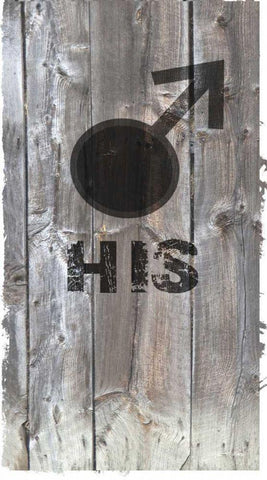 His-n-Hers II Black Ornate Wood Framed Art Print with Double Matting by James, Andrea