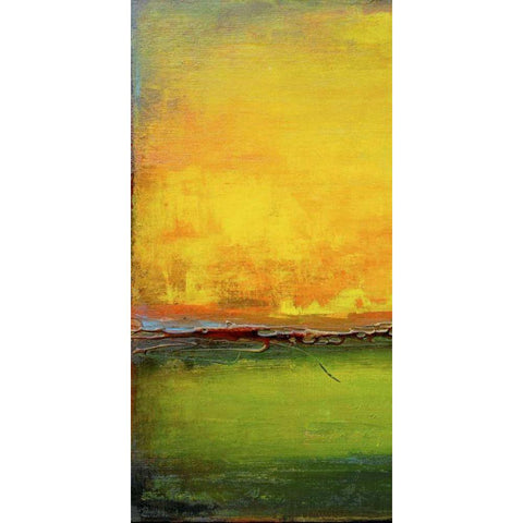 Lime Wire I Black Modern Wood Framed Art Print by Ashley, Erin