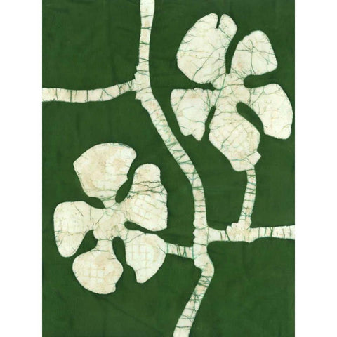 Green Blooms I Black Modern Wood Framed Art Print by Davis, Andrea