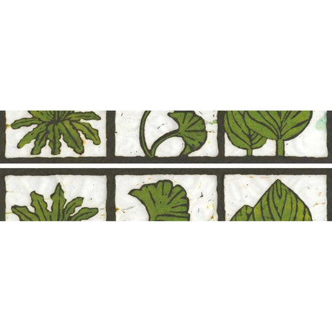 2-Up Verde Botanical II Black Modern Wood Framed Art Print by Davis, Andrea