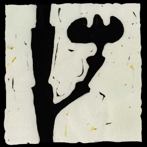 Profile I Gold Ornate Wood Framed Art Print with Double Matting by Davis, Andrea