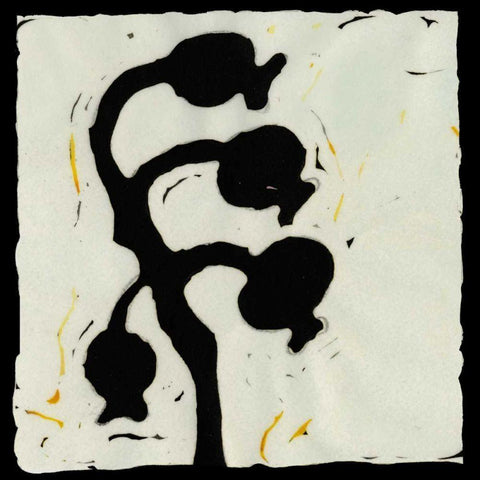 Profile III Black Ornate Wood Framed Art Print with Double Matting by Davis, Andrea