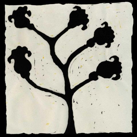 Profile VIII Black Modern Wood Framed Art Print by Davis, Andrea