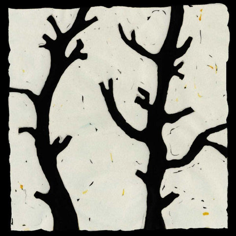 Profile IX Black Modern Wood Framed Art Print by Davis, Andrea