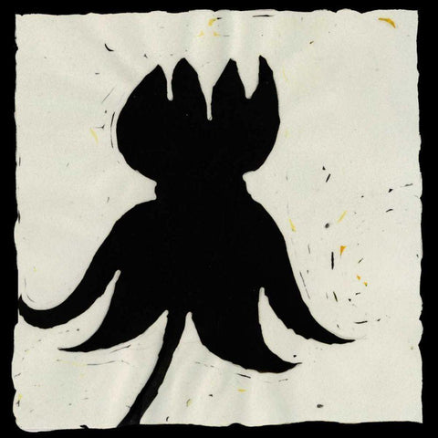 Profile XI Black Modern Wood Framed Art Print with Double Matting by Davis, Andrea