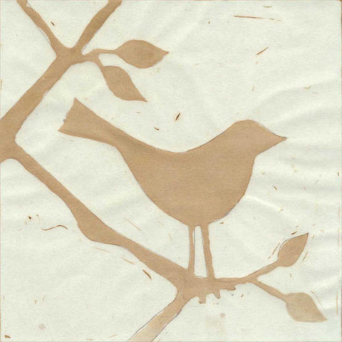 Tea Bird IV White Modern Wood Framed Art Print by Davis, Andrea