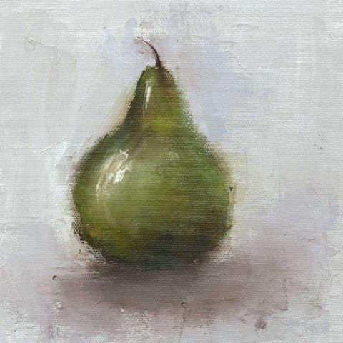 Painted Fruit V White Modern Wood Framed Art Print with Double Matting by Nichols, Liz