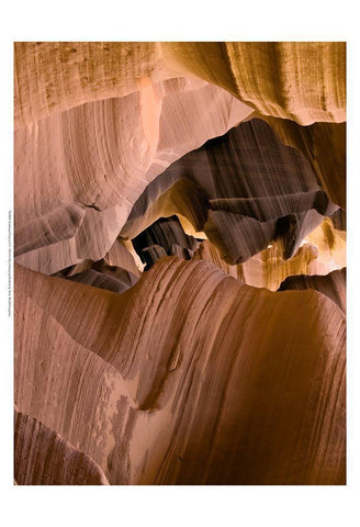 Antelope Canyon I Black Ornate Wood Framed Art Print with Double Matting by Chester, Colby