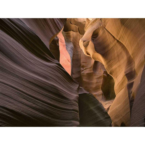 Antelope Canyon II Black Modern Wood Framed Art Print with Double Matting by Chester, Colby