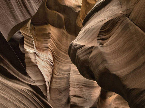 Antelope Canyon III Black Ornate Wood Framed Art Print with Double Matting by Chester, Colby