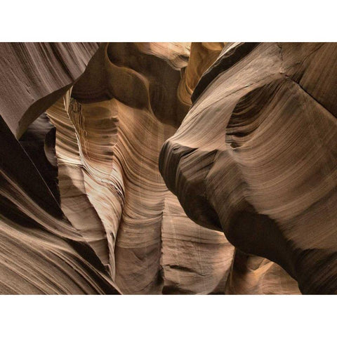 Antelope Canyon III Black Modern Wood Framed Art Print with Double Matting by Chester, Colby