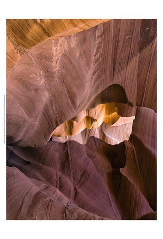 Antelope Canyon IV White Modern Wood Framed Art Print with Double Matting by Chester, Colby