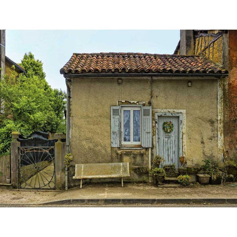 Lupiac House II Black Modern Wood Framed Art Print by Chester, Colby
