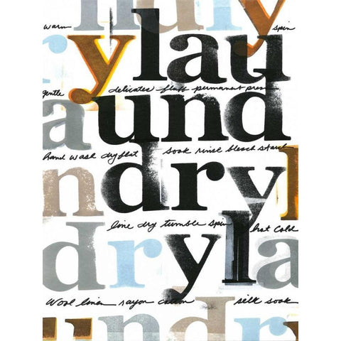 Laundry Lines IV Black Modern Wood Framed Art Print by Velasquez, Deborah