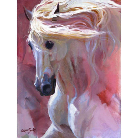 Dream Dancer White Modern Wood Framed Art Print by Hawley, Carolyne