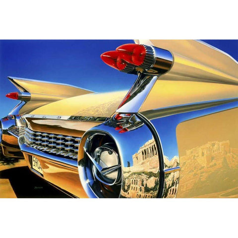 59 El Dorado Athens Black Modern Wood Framed Art Print by Reynolds, Graham