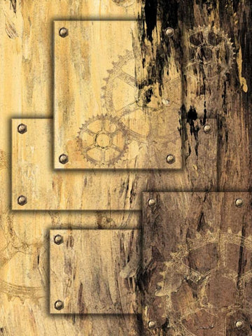 New Punk V White Modern Wood Framed Art Print with Double Matting by James, Andrea