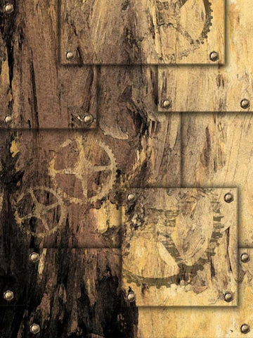 New Punk VI Black Ornate Wood Framed Art Print with Double Matting by James, Andrea