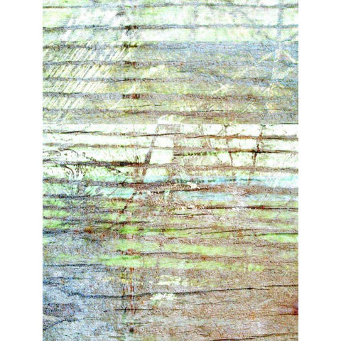 Beach Reflections I White Modern Wood Framed Art Print by Harrington, Danielle