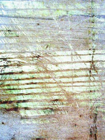 Beach Reflections II White Modern Wood Framed Art Print with Double Matting by Harrington, Danielle