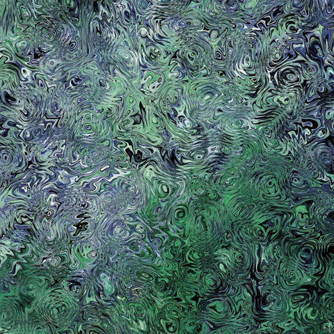 Center I Black Ornate Wood Framed Art Print with Double Matting by Harrington, Danielle