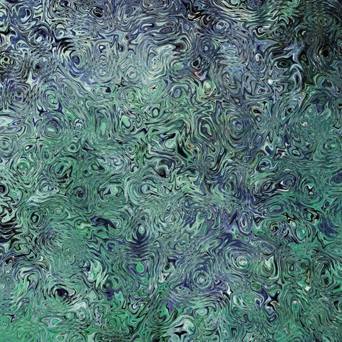 Center II Black Modern Wood Framed Art Print by Harrington, Danielle