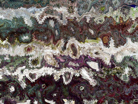 Dimension I White Modern Wood Framed Art Print with Double Matting by Harrington, Danielle