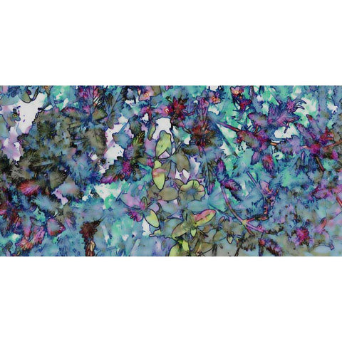 Flower Drop II White Modern Wood Framed Art Print by Harrington, Danielle