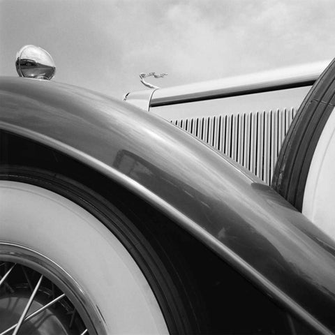 36 Dusenberg Black Modern Wood Framed Art Print by Stein, Daniel