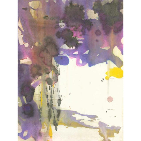 Watery Echo White Modern Wood Framed Art Print by Fuchs, Jodi