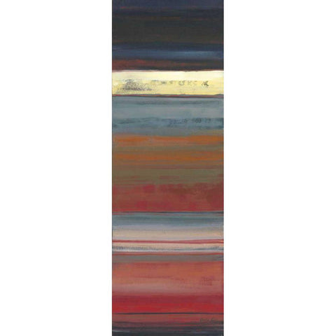 Evening Rays White Modern Wood Framed Art Print by Joy, Julie