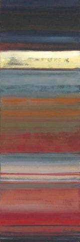 Evening Rays Black Ornate Wood Framed Art Print with Double Matting by Joy, Julie