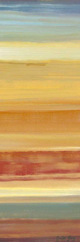 Sun Rays White Modern Wood Framed Art Print with Double Matting by Joy, Julie