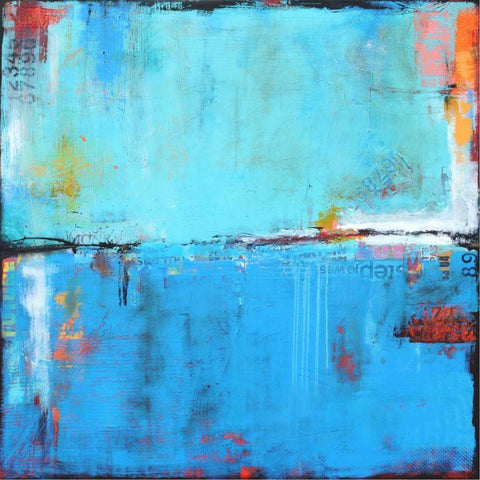 Matchbox Blues 5 Black Modern Wood Framed Art Print with Double Matting by Ashley, Erin