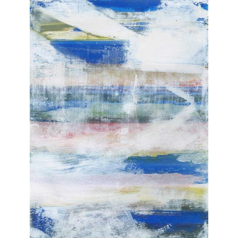 White Wash II Black Modern Wood Framed Art Print by Fuchs, Jodi