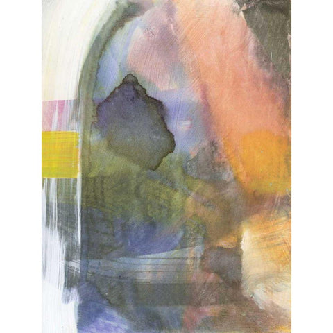 Entry Point White Modern Wood Framed Art Print by Fuchs, Jodi