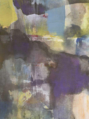 Calm Interlude Black Ornate Wood Framed Art Print with Double Matting by Fuchs, Jodi