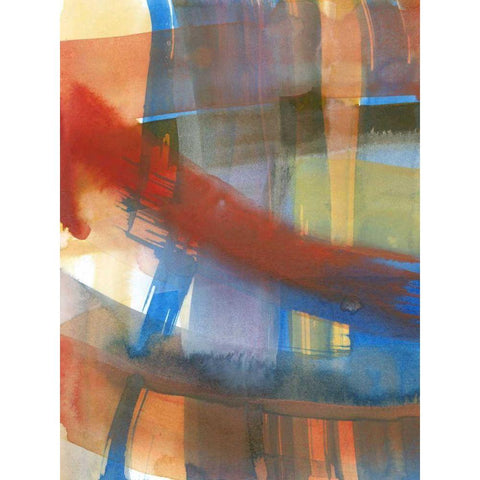 Rainbow Reorganized I White Modern Wood Framed Art Print by Fuchs, Jodi