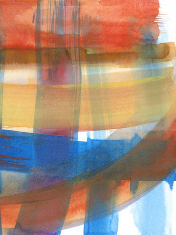 Rainbow Reorganized II Black Ornate Wood Framed Art Print with Double Matting by Fuchs, Jodi